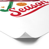 Field Hockey Christmas Tis The Season Player Holid Poster (Ecke)