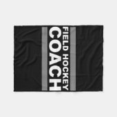 Field Hockey Coach Fleecedecke (Vorderseite (Horizontal))