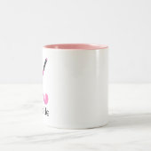 Field Hockey Coach or Player Zweifarbige Tasse (Mittel)