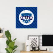 Field Hockey Coach Schild Poster Print (Heimbüro)