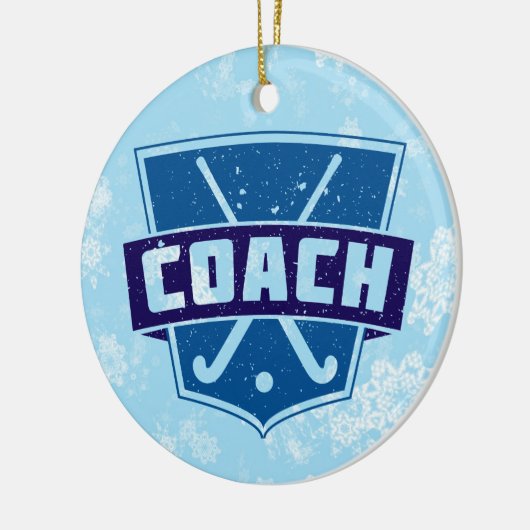Field Hockey Coach Weihnachtsbaum Dekoration (Links)