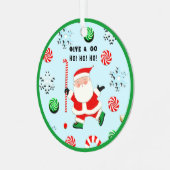 Field Hockey Collectif Keramik Ornamento Ornament Aus Metall (Vorderseite links)