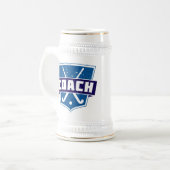 Field Hockey Cover Shield Bierglas (Vorderseite Links)