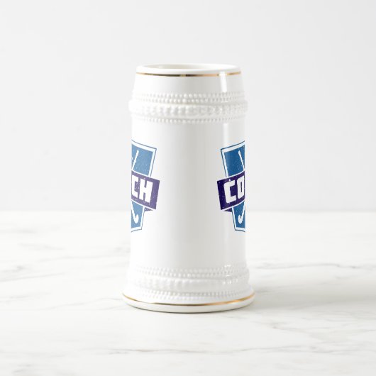 Field Hockey Cover Shield Bierglas (Mittel)