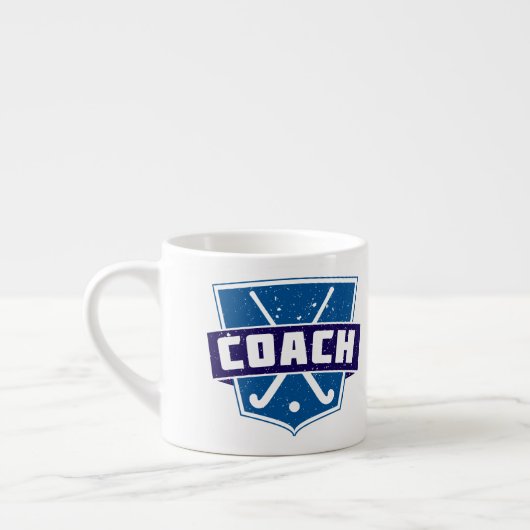 Field Hockey Cover Shield Espressotasse (Links)