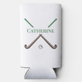 Field Hockey Custom End of Season Geschenk Selters Dosenkühler (Rückseite)