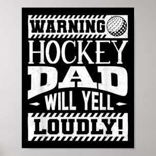 Field Hockey Dad Shirt Männer Field Hockey Liebhab Poster