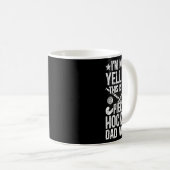 Field Hockey Dad Voice Dad Of A Field Hockey Playe Kaffeetasse (VorderseiteRechts)