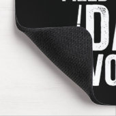 Field Hockey Dad Voice Dad Of A Field Hockey Playe Mousepad (Ecke)