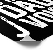 Field Hockey Dad Voice Dad Of A Field Hockey Playe Poster (Ecke)