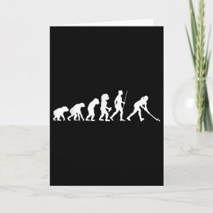 Field Hockey Evolution Geschenk Field Hockey Spiel Karte