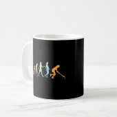 Field Hockey Evolution Women Field Hockey Girl Kaffeetasse (Vorderseite Links)