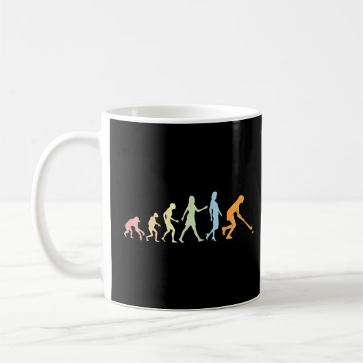 Field Hockey Evolution Women Field Hockey Girl Kaffeetasse (Links)