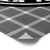 Field Hockey Goalge Quote Poster Print (Ecke)