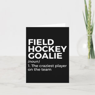 Field Hockey Goalie Definition Männer Frauen Karte