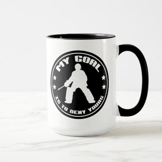 Field Hockey Goalie 'My Goal' Tasse (Rechts)
