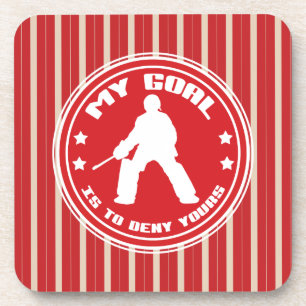 Field Hockey Goalie Quote Cork Untersetzer