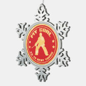 Field Hockey Goalie Weihnachtsbaum Ornament (Rechts)