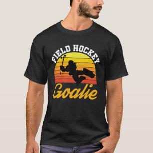 Field Hockey Goalkeeper Retro T-Shirt