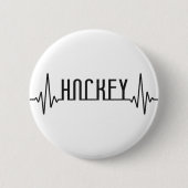 Field Hockey Heartbeat Hockey _1 Button (Vorderseite)