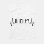 Field Hockey Heartbeat Hockey _1  Fleecedecke (Vorderseite)