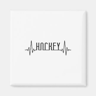 Field Hockey Heartbeat Hockey _1  Magnet