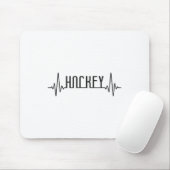 Field Hockey Heartbeat Hockey _1 Mousepad (Mit Mouse)