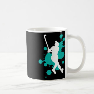 Field Hockey Hockey Player Colour Splash Design _2 Kaffeetasse
