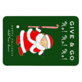 Field Hockey Holiday Weihnachtskarten Magnet (Horizontal)