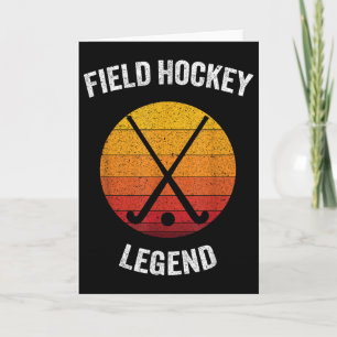 Field Hockey Legende Vintage Field Hockey Karte