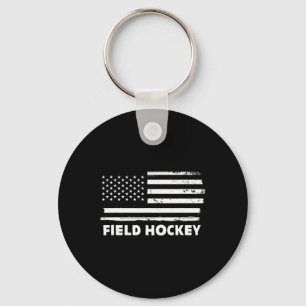 Field Hockey Life USA-Flagge Patriotisches Sportde Schlüsselanhänger