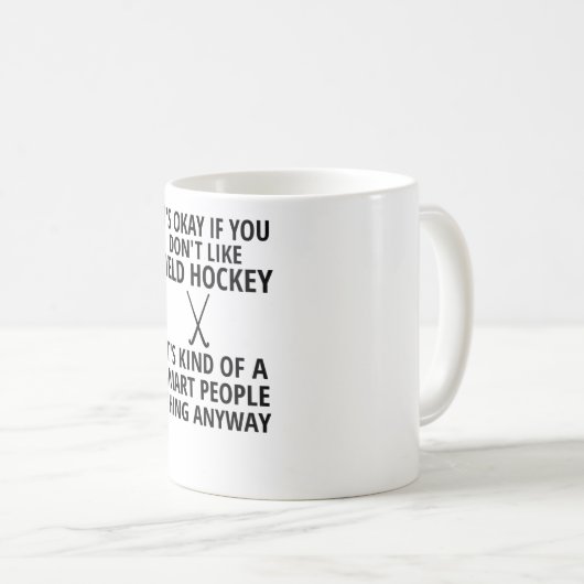 Field Hockey Lover Geschenke Field Hockey Spieler  Kaffeetasse (VorderseiteRechts)