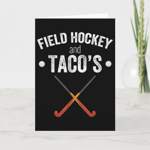 Field Hockey Lustiger Slogan Pun Geschenk - Field Karte