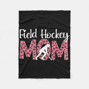 Field Hockey Mama Leopard Mama eines Field Hockey Fleecedecke