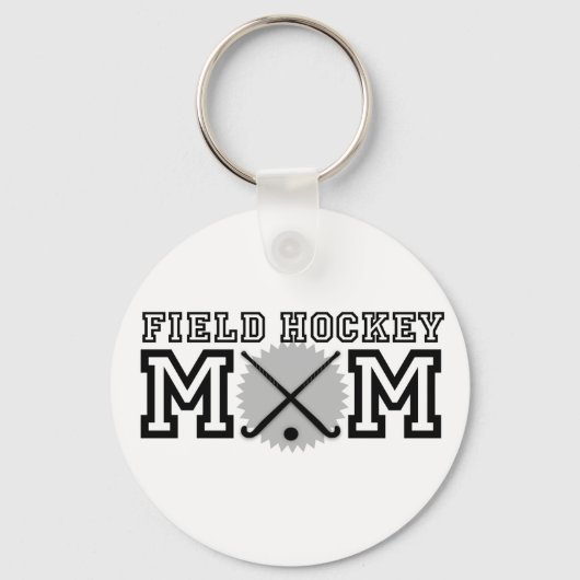 Field Hockey-Mama Schlüsselanhänger (Vorderseite)