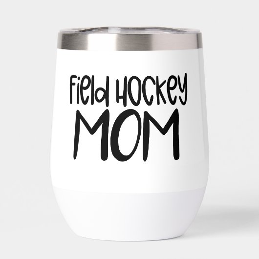Field Hockey Mom – Sideline Sipper Wine Tumbler (Rückseite)