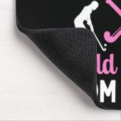Field Hockey Mutter Stimme Mutter eines Field Hock Mousepad (Ecke)