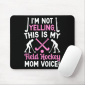 Field Hockey Mutter Stimme Mutter eines Field Hock Mousepad (Mit Mouse)