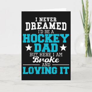 Field Hockey Papa - Lustiger Field Hockey Spieler Karte