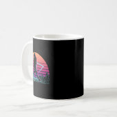 Field Hockey Player Retro _1  Kaffeetasse (Vorderseite Links)