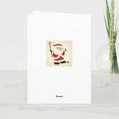 Field Hockey Sports Weihnachtskarten Feiertagskarte (Rückseite)