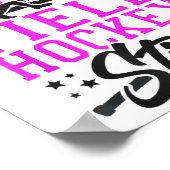 Field Hockey This Princess Comes With A Field Hock Poster (Ecke)