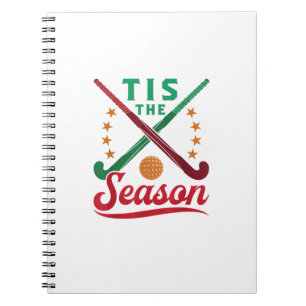 Field Hockey Weihnachten Die Zeit Ist Da Spieler F Notizblock