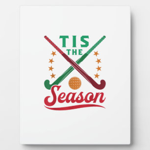 Field Hockey Weihnachten Die Zeit Ist Da Spieler U Fotoplatte
