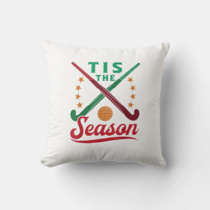 Field Hockey Weihnachten Die Zeit Ist Da Spieler U Kissen