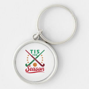 Field Hockey Weihnachten Die Zeit Ist Die Saison S Schlüsselanhänger