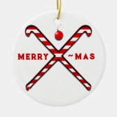 Field Hockey Weihnachtsdekoration Keramik Ornament (Vorne)