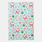 Field Hockey Weihnachtsfeiertag Geschirrtuch (Vertikal)