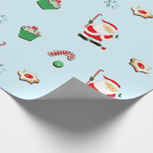 Field Hockey Weihnachtsgeschenk Geschenkpapier (Ecke)