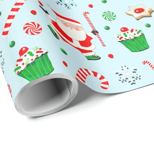 Field Hockey Weihnachtsgeschenk Geschenkpapier (Rolleneckpunkt)